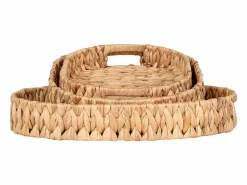 Online House Nordic 3 bandejas ovales en jacinto de agua Beige