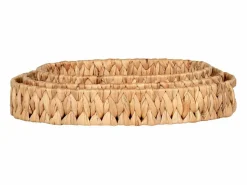 Online House Nordic 3 bandejas ovales en jacinto de agua Beige