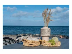 Online House Nordic 3 bandejas ovales en jacinto de agua Beige