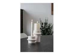 Best ebuy24 2 candelabros cilíndricos en cemento Blanco