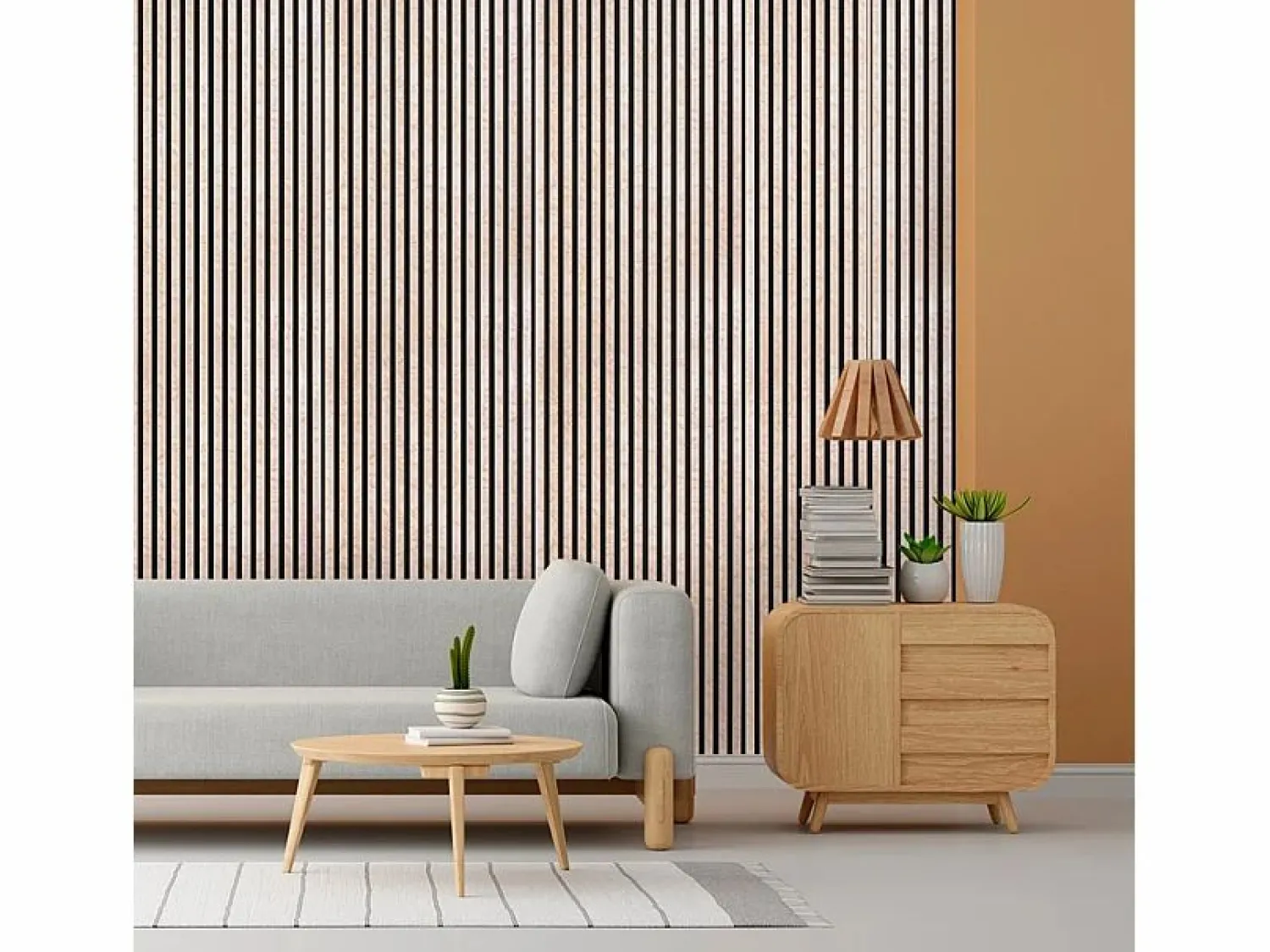 Clearance 4 paneles fonoabsorbentes para pared de 120x60 cm efecto mármol rosa Tabb-MR Panel De Pared