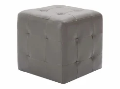 2 piezas Pufs 30 x 30 x 30 cm Piel Sintética