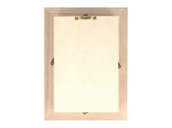 Outlet 2 vitrinas pequeñas de madera y plexiglás 22 cm Marru00f3n
