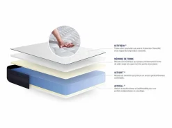 Discount - Colchón 90 x 190- Colchón 1 plaza, Espuma Viscoelástica, 24 cm de Grosor - Soporte y Confort Muy Firmes - Alta Calidad para un Sueño Óptimo Colchones - 90X190Cm