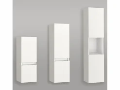 New AICA Armario auxiliar Armario de baño, 30 x 30 x 131.5 cm, Con compartimento divisorio y amplio espacio de almacenamiento， colgar de pared color Columna De Baño