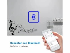 Online Espejo de baño LED 120×70cm,Bluetooth,3×lupa Accesorios De Cuarto De Baño|Espejo De Cuarto De Baño