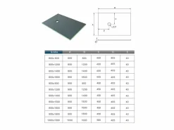 Discount Plato de ducha de xps con accesorios de desagüe,tablero de aislamiento impermeable,1600x800x40mm Plato De Ducha