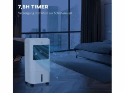 Outlet Aire acondicionado portátil 3 en 1 con función de enfriamiento y humidificación, 15 L, oscilación de 60°, control remoto, pantalla LED, para habitaciones de 20 m² Aire Acondicionado, Ventilación