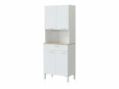 Best Alacena cocina Colin 4 Puertas Blanco Artik (Blanco Mate) - Roble Canadian Cajonera De Escritorio