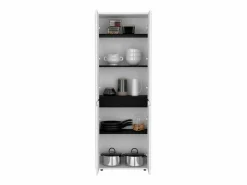 Outlet Alacena Herring en melamina con 4 puertas y 5 estantes , blanco , 170 cm X 60 cm X 30 cm Aparador De Cocina