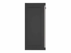 Garden Furniture Alavieska Armario de almacenaje exterior PP y negro 65x37x85 cm
