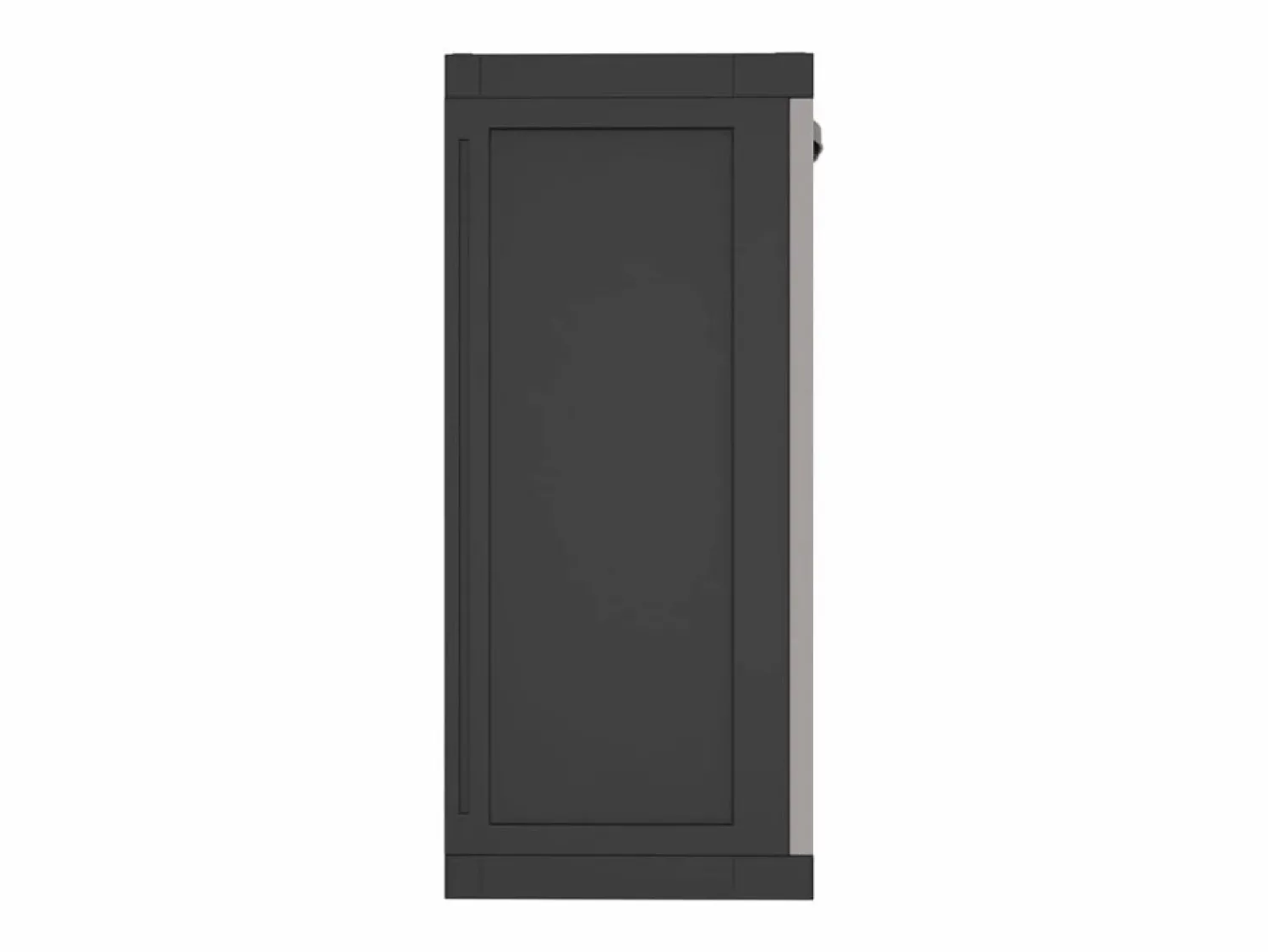 Garden Furniture Alavieska Armario de almacenaje exterior PP y negro 65x37x85 cm