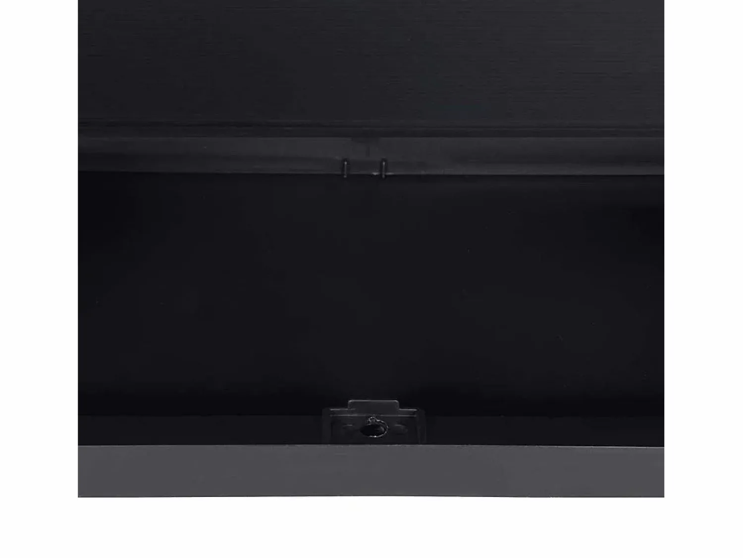 Garden Furniture Alavieska Armario de almacenaje exterior PP y negro 65x37x165 cm