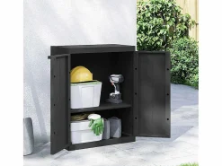 Garden Furniture Alavieska Armario de almacenaje exterior PP 65x37x85 cm