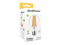 Best Alcapower - Bombilla LED E27 A67 de 18 W, 3280 lm, ángulo de 320°, clase energética C, Ø67 mm, luz instantánea, larga duración (4000 K) Bombilla