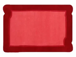 Clearance Alfombra 100% lana tejida a mano rojo cereza y rosa, 160 x 230 cm, 2100g/m², MANOLA Colección Rouge Passion|Alfombra De Salón
