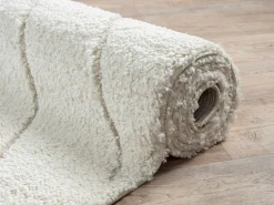 Outlet Alfombra Bahar Shaggy patrón triángulos, , 160 x 230 cm Alfombra De Salón