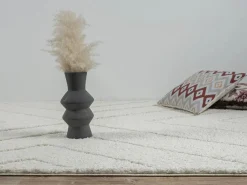 Outlet Alfombra Bahar Shaggy patrón triángulos, , 200 x 290 cm Alfombra De Salón
