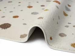 Hot the carpet Alfombra Beat Kids Moderna Bebé Niña Niño - - 80x150 cm Crema