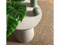 Clearance Clicnbuy Alfombra con aspecto de yute interior y exterior 160 cm Marru00f3n