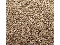 Clearance Clicnbuy Alfombra con aspecto de yute interior y exterior 160 cm Marru00f3n