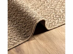 Online Clicnbuy Alfombra con aspecto de yute interior y exterior 120x170 cm Marru00f3n