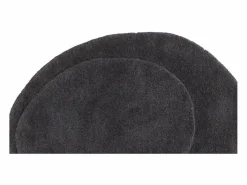 ebuy24 Alfombra de baño de piedra 75x50cm oscuro.
