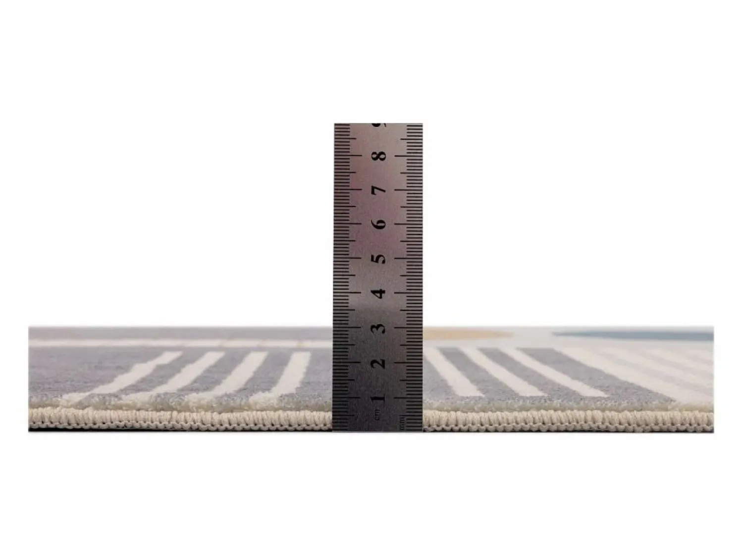 Online Alfombra de baño estampada con pelo suave 70x120 cm multi Ariella Gris