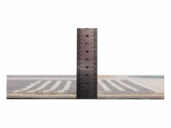 Best Alfombra de baño estampada con pelo suave 60x100 cm multi Ariella Gris