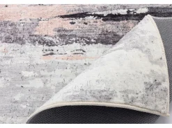 Best Alfombra de baño estampada con pelo suave 70x120 cm Multi Ariella Rosa