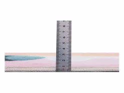 Clearance Alfombra de baño estampada con pelo suave 60x100 cm Colorido Ariella Multicolor