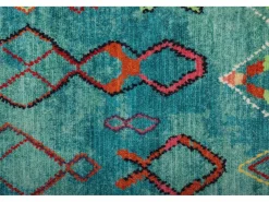 Hot Alfombra de baño estampada con pelo suave 50x60 cm Turquesa Ariella Azul turquesa