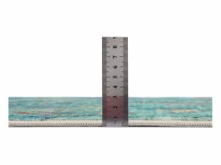 Hot Alfombra de baño estampada con pelo suave 70x120 cm Turquesa Ariella Azul turquesa