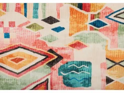 Hot Alfombra de baño estampada con pelo suave 50x60 cm Colorido Ariella Alfombra De Baño|Textil De Baño