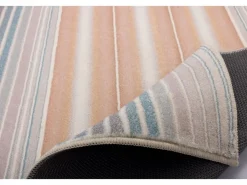 Alfombra de baño estampada con pelo suave 60x100 cm Colores pastel Ariella