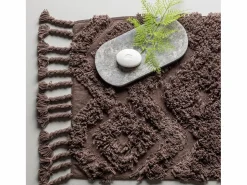 Hot Alfombra de baño Hilma 80x50cm marrón. Alfombra De Baño|Textil De Baño