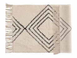 ebuy24 Alfombra de baño Love 80x50cm color blanco. Beige