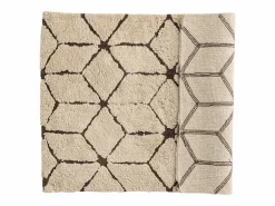 ebuy24 Alfombra de baño Petrus 90x60cm marrón.