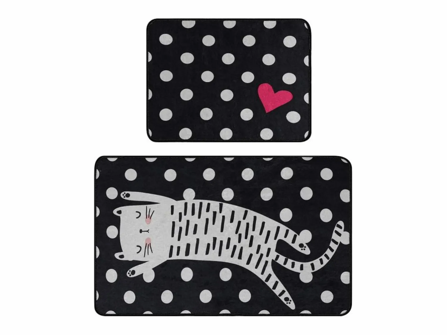 Alfombra de baño Set (2 piezas) Spotted Cat