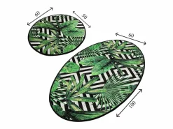 Alfombra de baño Set (2 piezas) Tropic DJT