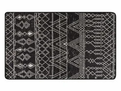 Alfombra de baño Straordinario Black Djt 70x120 antracita negro blanco