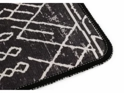 Alfombra de baño Straordinario Black Djt 70x120 antracita negro blanco