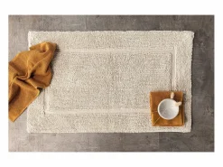 New ebuy24 Alfombra de baño William 80x50cm . Beige