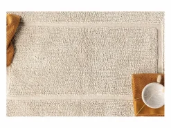 New ebuy24 Alfombra de baño William 80x50cm . Beige