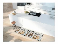 Outlet Alfombra de cocina - diseños con cocina - - 52 x 100 cm - RICCI Multicolor