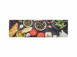 Clearance Alfombra de cocina lavable terciopelo dibujo vino cena 45x150cm ES947138 Alfombra De Cocina|Alfombra De Cocina