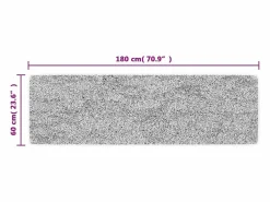 Clicnbuy Alfombra de cocina lavable antideslizante 60x180 cm