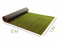 Alfombra de Césped Artificial para Exteriores 100% Sintético para Jardín, Terraza, Balcón - Longitud 300 x Ancho 100 cm