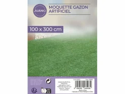 Alfombra de Césped Artificial para Exteriores 100% Sintético para Jardín, Terraza, Balcón - Longitud 300 x Ancho 100 cm