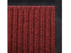 New Alfombra de entrada de PVC roja, 120 x 180 cm ES991902 Rojo